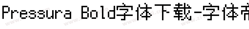 Pressura Bold字体下载字体转换